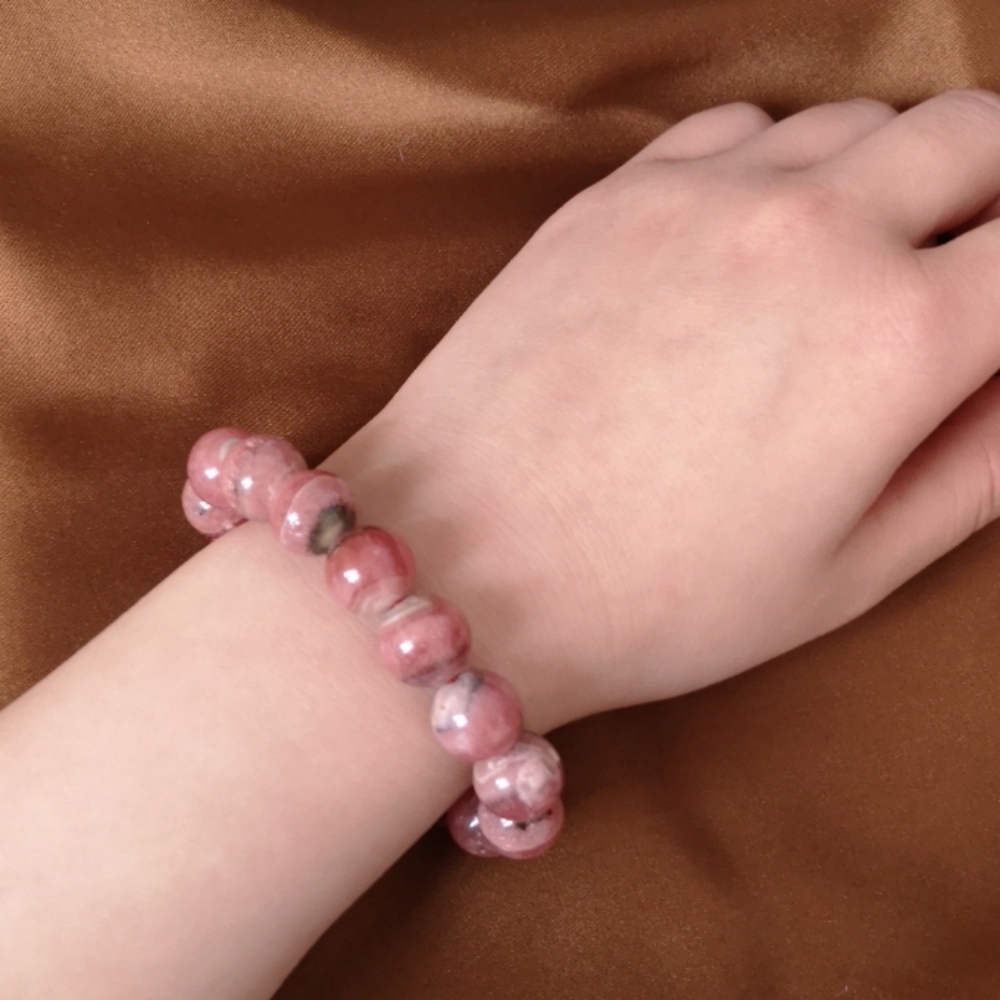 Pink stone bracelet